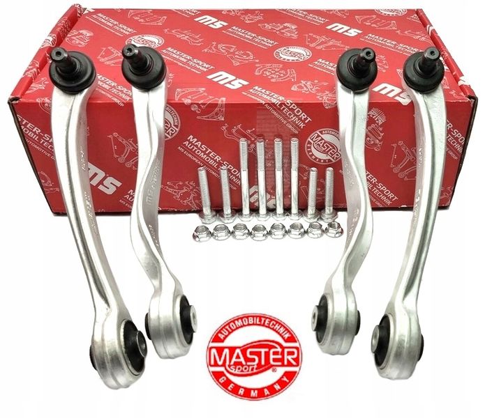 Zestaw Wahacze Górne + ŚRUBY 4x Wahacz Do Audi A4 B5 B6 B7 A6 C5 Passat zdjęcie 1