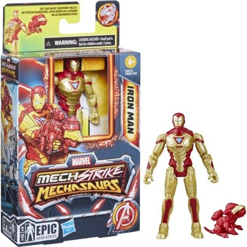 hasbro mech strike mechasaurus iron man 2pak zdjęcie 1