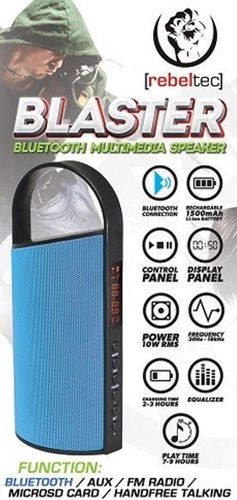 Głośnik Bluetooth Blaster srebrny na Arena.pl