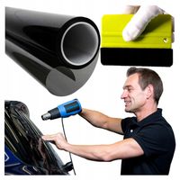 Folia Do Przyciemniania Szyb Termokurczliwa Do Auta 95% 50c3m Zestaw