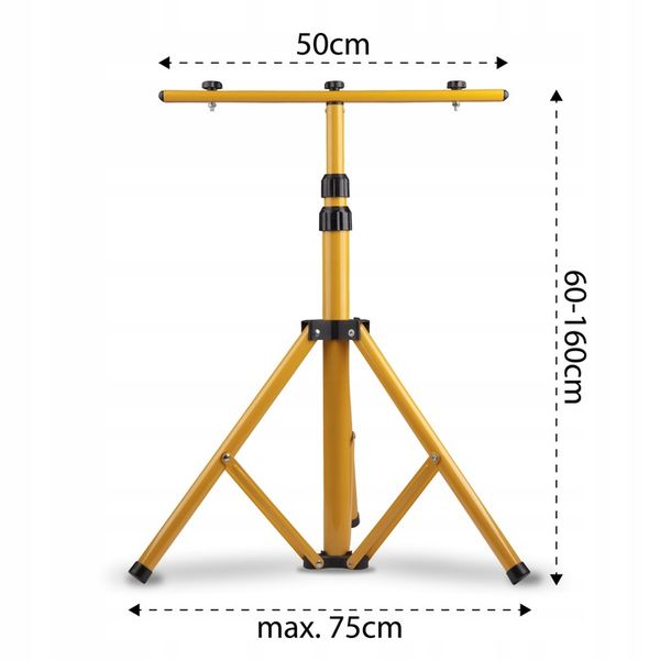 HALOGEN LED STATYW budowlany roboczy naświetlacz zdjęcie 3