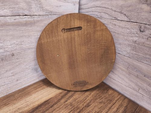 Obraz płaskorzeźba Lwa Lew Król zwierząt 16 cm drewniany obraz medalion na Arena.pl