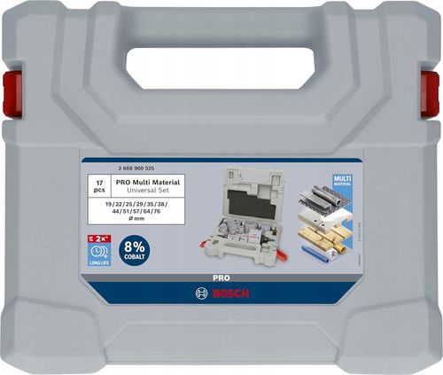 ZESTAW OTWORNIC PRO MULTI MATERIAL 17 EL. 2608900525 BOSCH na Arena.pl