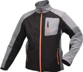 BLUZA KURTKA ROBOCZA SOFTSHELL CZARNO-SZARA R. M