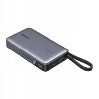 UGREEN PB552 Powerbank 25000mAh 165W USB + USB-C Wbudowany Kabel Szary