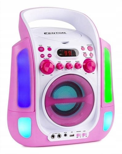 Zestaw KARAOKE głośnik bluetooth CD+G/2 mikrofony na Arena.pl