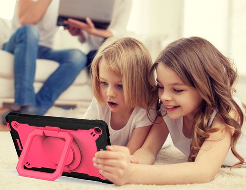 Etui do iPad 8/7 10.2" z Podstawką i Paskiem na Ramię Różowe na Arena.pl