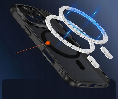 ETUI do IPHONE 16 Pro Max do Magsafe MATOWE MAGNETYCZNE WZMACNIANE 2x SZKŁO na Arena.pl