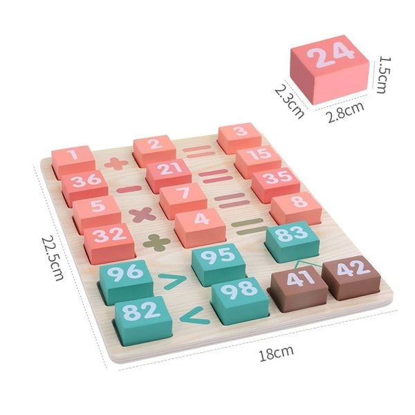 puzzle klocki dodawanie jhtoy-074 zdjęcie 7