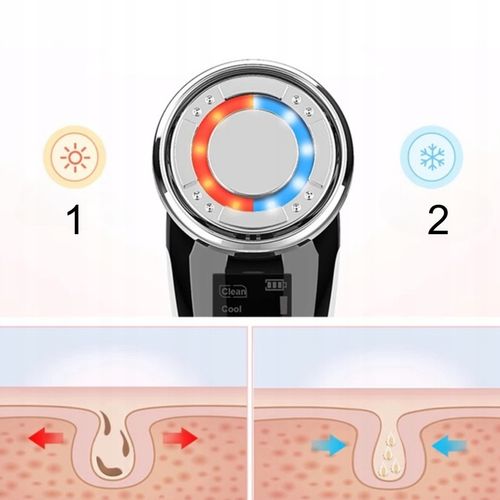 MEZOTERAPIA BEZIGŁOWA MASAŻER EMS TWARZY LIFTING 5w1 URZĄDZENIE DO MASAŻU na Arena.pl