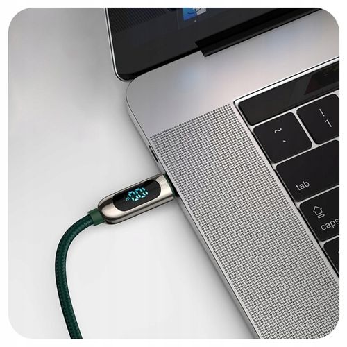 Baseus Kabel przewód USB-C PD miernik mocy 100W 5A na Arena.pl