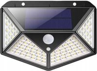 Zewnętrzna lampa solarna LED z Czujnikiem Ruchu 4 SZTUKI