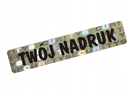 NH-210 - 55x11mm HOLOGRAM PLOMBA SECURITY VOID zdjęcie 1