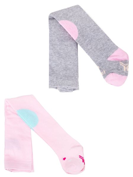 Rajstopy dziewczęce do raczkowania ABS kot i chomik 2PAK 68-74 YOCLUB zdjęcie 1