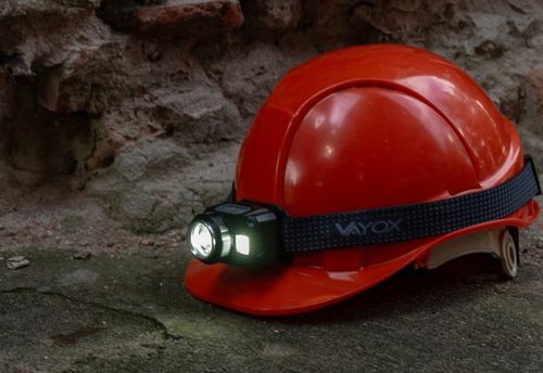 LATARKA CZOŁOWA LED CZOŁÓWKA AKUMULATOROWA MOCNA ZOOM USB C 500lm PRO VAYOX na Arena.pl