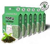Żwirek tofu dla kotów zielona herbata eko zbrylający biodegradowalny 15kg