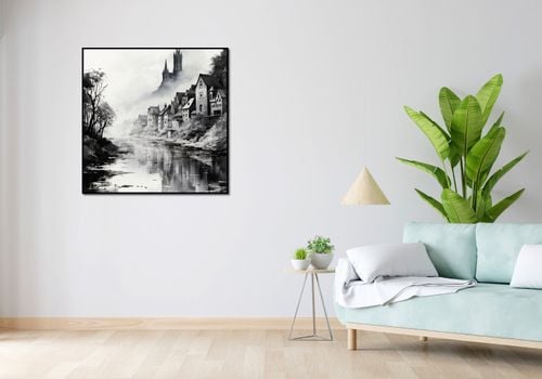 Plakat 90x90cm Mglisty Refleks na Arena.pl