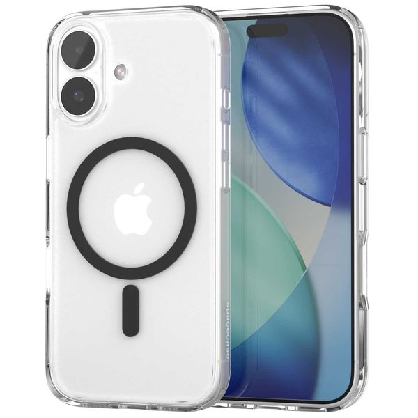 Spacecase Clear Mag Iphone 17 Black zdjęcie 2
