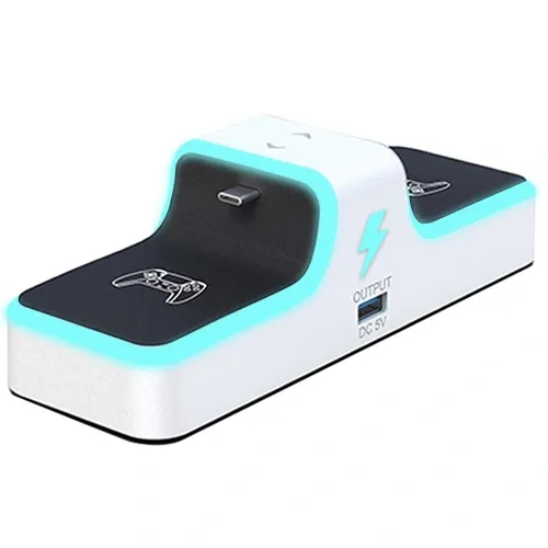 Ładowarka PS5 do Padów DualSense Stacja Dokująca Kontrolerów PODŚWIETLANA na Arena.pl