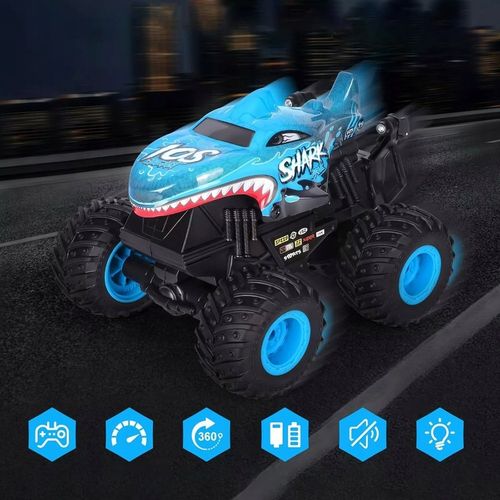 SAMOCHÓD ZDALNIE STEROWANY CRAWLER MONSTER TRUCK REKIN RC 4X4 360° LED na Arena.pl