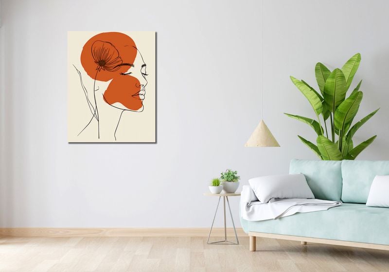 Obraz 70x90cm Ciepło Kwiatu zdjęcie 2