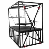 Łóżko BDSM erotyczne do sex dyby 210 x 210 x 130 klatka