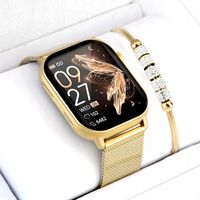 SMARTWATCH damski zegarek z bransoletką GRAVITY ODBIERANIE POŁĄCZEŃ