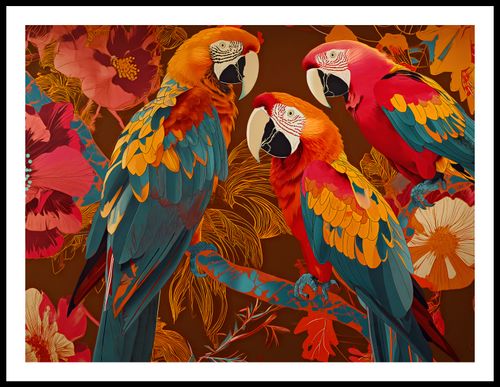 Plakat 80x60cm Kolorowe Ary na Arena.pl