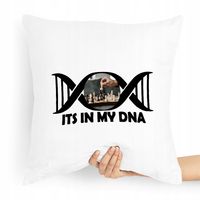 Poduszka Dla Szachisty Its In My Dna Z Nadrukiem Ze Zdjęciem