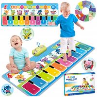 MATA MUZYCZNA PIANINKO dla dzieci INSTRUMENTY DO TAŃCZENIA NAGRYWA 148x60cm