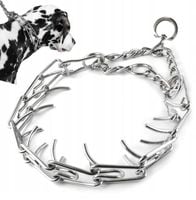 OBROŻA KOLCZATKA DO PSA METALOWA MOCNA - XXL 55-65