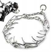 OBROŻA KOLCZATKA DO PSA METALOWA MOCNA - XXL 55-65