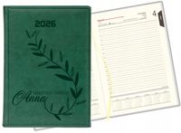 GRAWEROWANY KALENDARZ DZIENNY PLANER A5 2026 RÓŻNE WZORY DLA BABCI