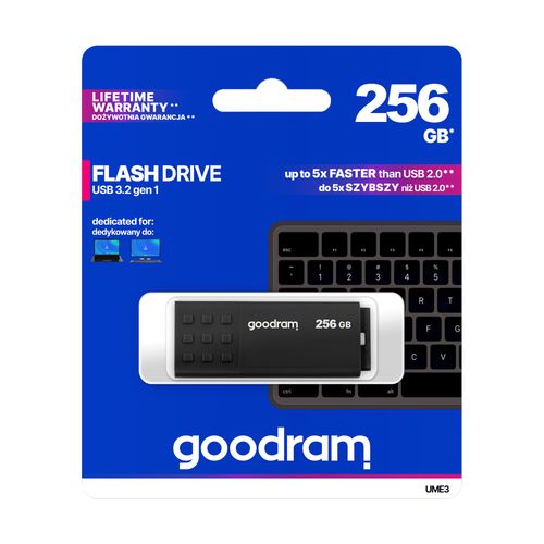 Pendrive GOODRAM UME3-2560K0R11 256 GB USB 3.0 czarny na Arena.pl