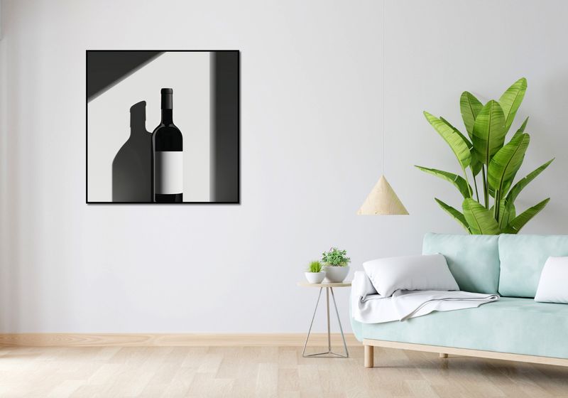 Plakat 90x90cm Butla Wina zdjęcie 4