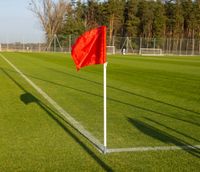 flagi narożne na sprężynach wbijane, chorągiewki 4 sztuki r.