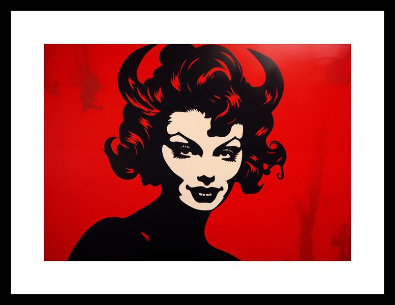 Plakat 29,7x21cm Czerwona Diablica zdjęcie 3