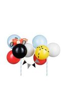 Balonowy Topper Auto 29 cm - Urodzinowa dekoracja pełna radości i kolorów