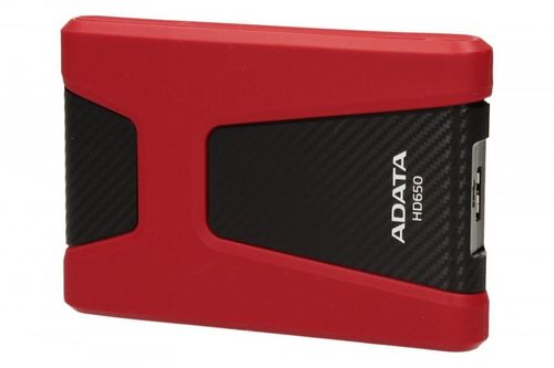 Dysk zewnętrzny HDD ADATA HD650 (1TB; 2.5"; USB 3.2; czerwony) na Arena.pl