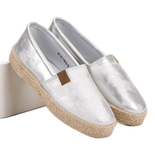 Modne Srebrne Espadryle r.41 na Arena.pl