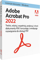 Adobe Acrobat Pro 2022 DC Licencja Wieczysta Klucz