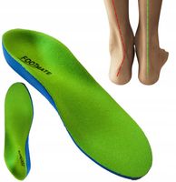 WKŁADKI ORTOPEDYCZNE DLA DZIECI SUPINUJĄCE NA PŁASOSTOPIE PODŁUŻNE