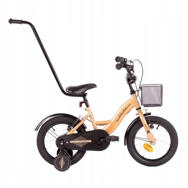 rower rowerek TOMABIKE 14 cali koszyk 2x V-BREAK prowadnik zdjęcie 9