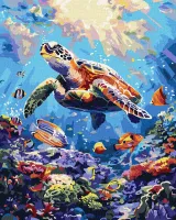 Obraz Malowanie po numerach 40x50 IDEYKA NA RAMIE