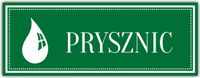 Tabliczka Grawerowana na drzwi PRYSZNIC