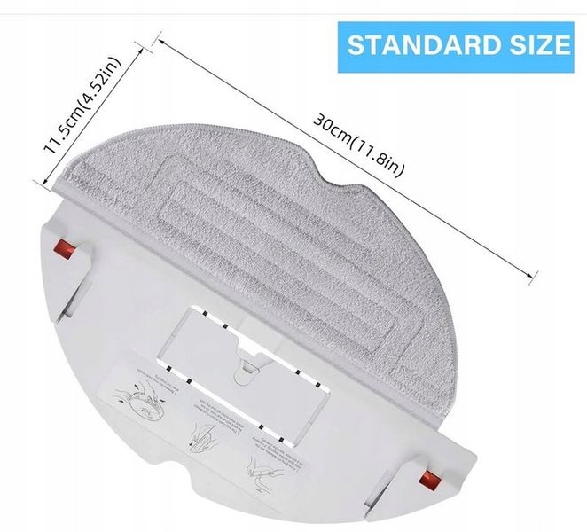 6x MOP DO ROBOROCK S7 MAXV/ROBOROCK S8 /S8 PLUS /S8 PRO ULTRA zdjęcie 8