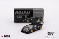 MINI GT LAMBORGHINI COUNTACH LB- Works 2024 Black 1:64 Blister