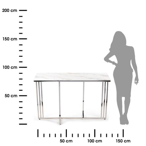 KONSOLA AMAGAT SILVER WHITE 120 CM na Arena.pl