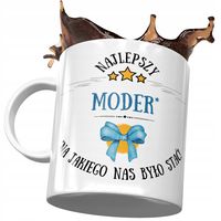 Kubek Dla Modera Najlepszy Moder Prezent Z Nadrukiem Ze Zdjęciem