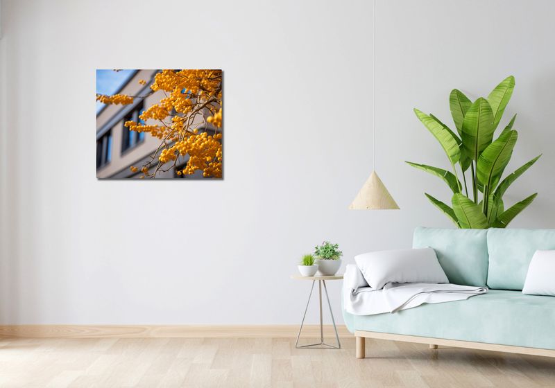 Obraz 70x60cm Złote Jagody zdjęcie 2